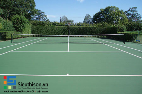 sơn nền tennis