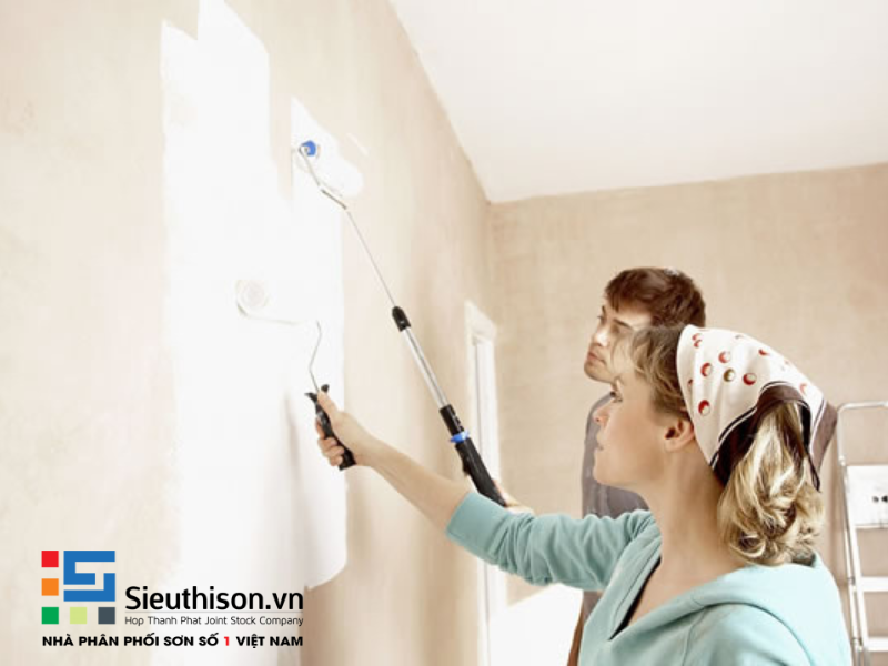 khắc phục vết ố trên tường