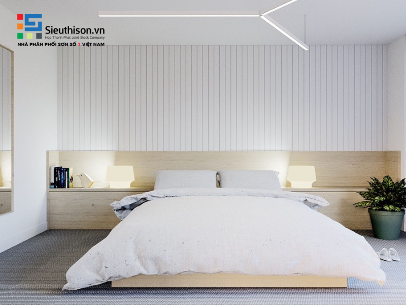 sơn phòng ngủ hợp với người mệnh Kim