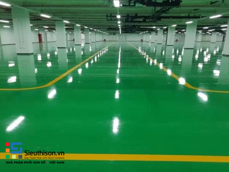 ưu điểm của sơn sàn epoxy