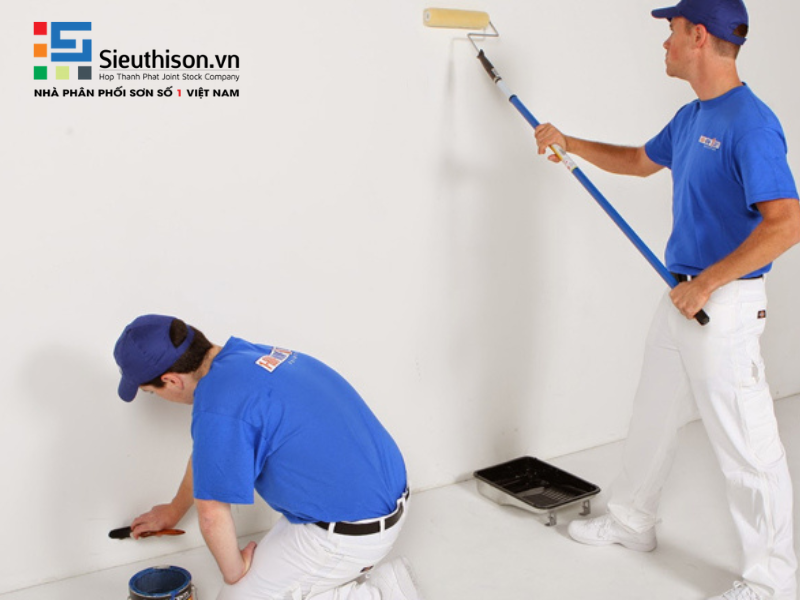 xử lý sơn bị vón cục