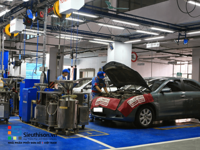 khả năng chống chịu lực tốt của sơn epoxy