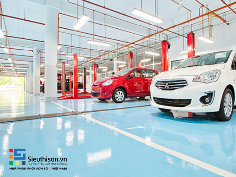 lợi ích của sơn epoxy cho sàn gara ô tô