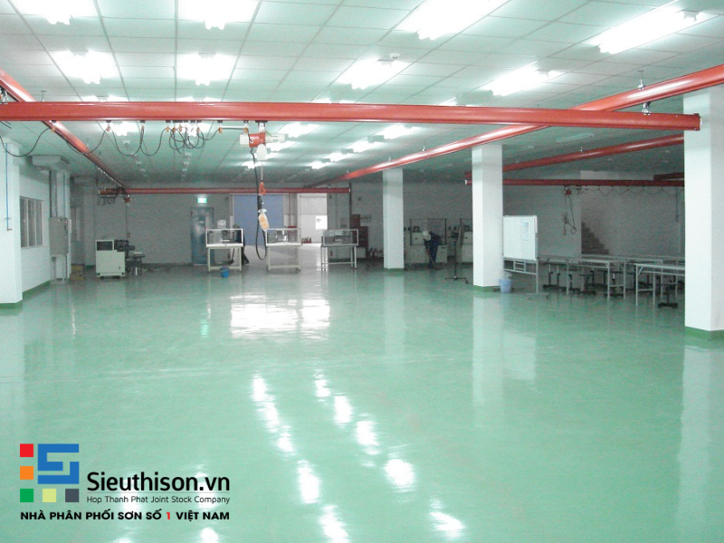 sơn epoxy sàn nhà xưởng