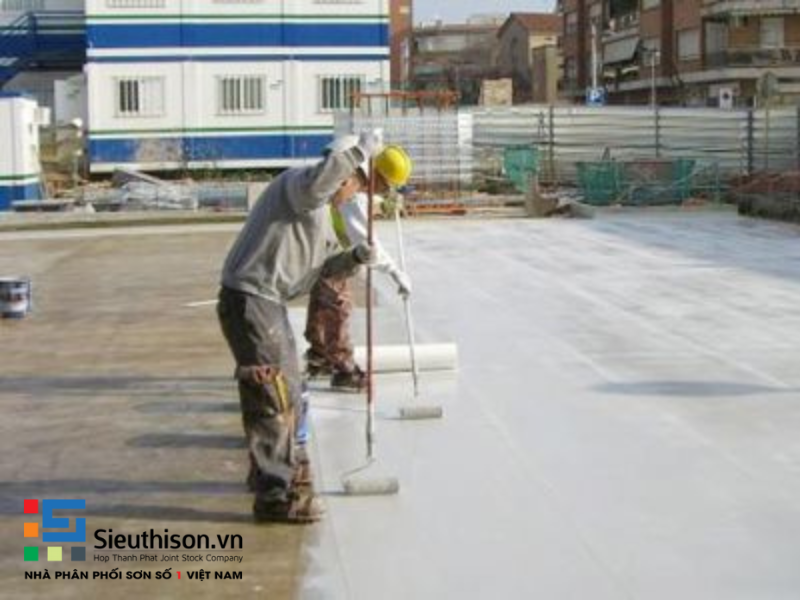 quy trình thi công chống thấm sàn mái lộ thiên