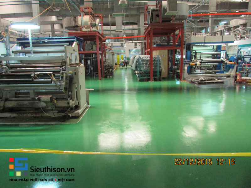 vệ sinh bề mặt khi sơn epoxy