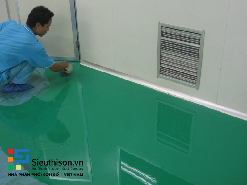 đảm bảo bề mặt thi công công sơn epoxy