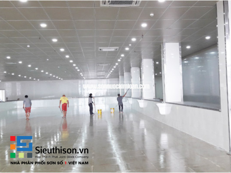 sơn epoxy cho bề mặt sàn bê tông