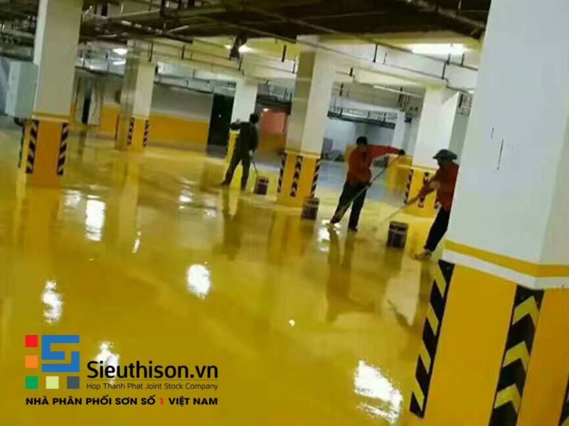 các bước thi công sàn epoxy