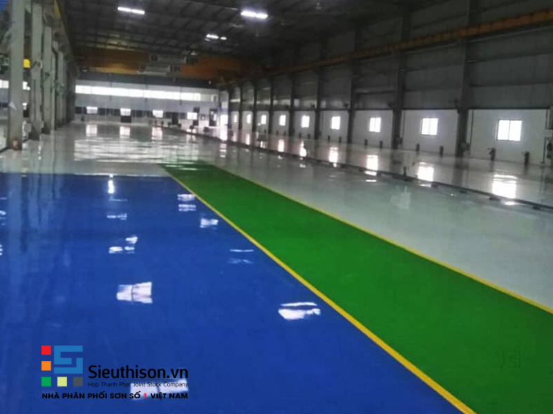 sơn epoxy nền nhà xưởng