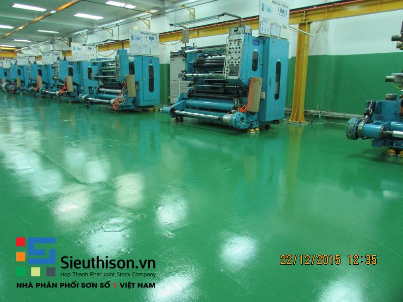 sơn epoxy cho nhà máy sản xuất