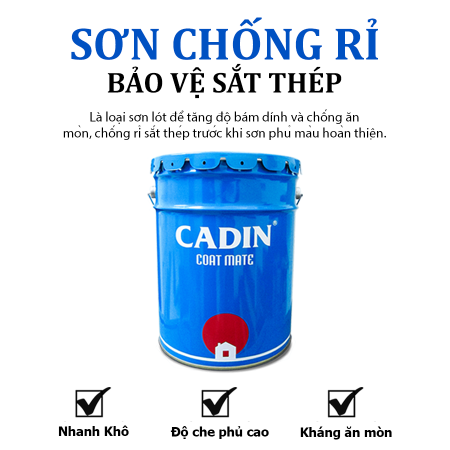 sơn chống rỉ CADIN