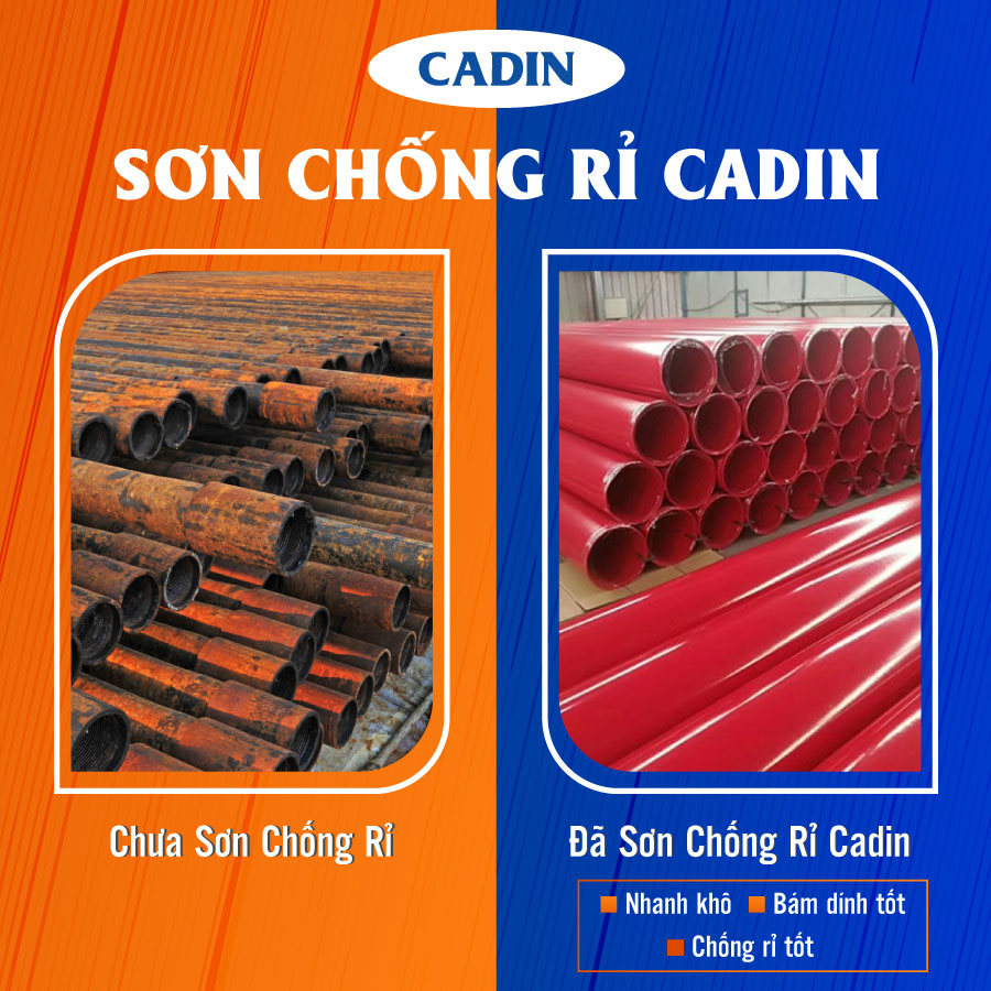 sơn chống rỉ CADIN