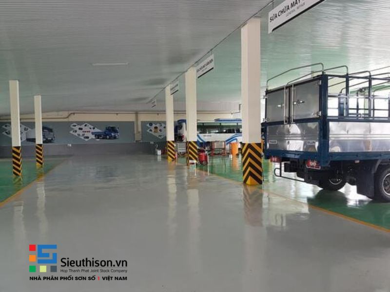 sơn epoxy sàn nhà xưởng