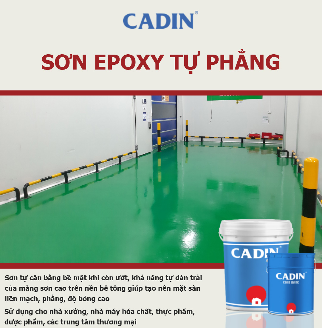 sơn epoxy tự san phẳng