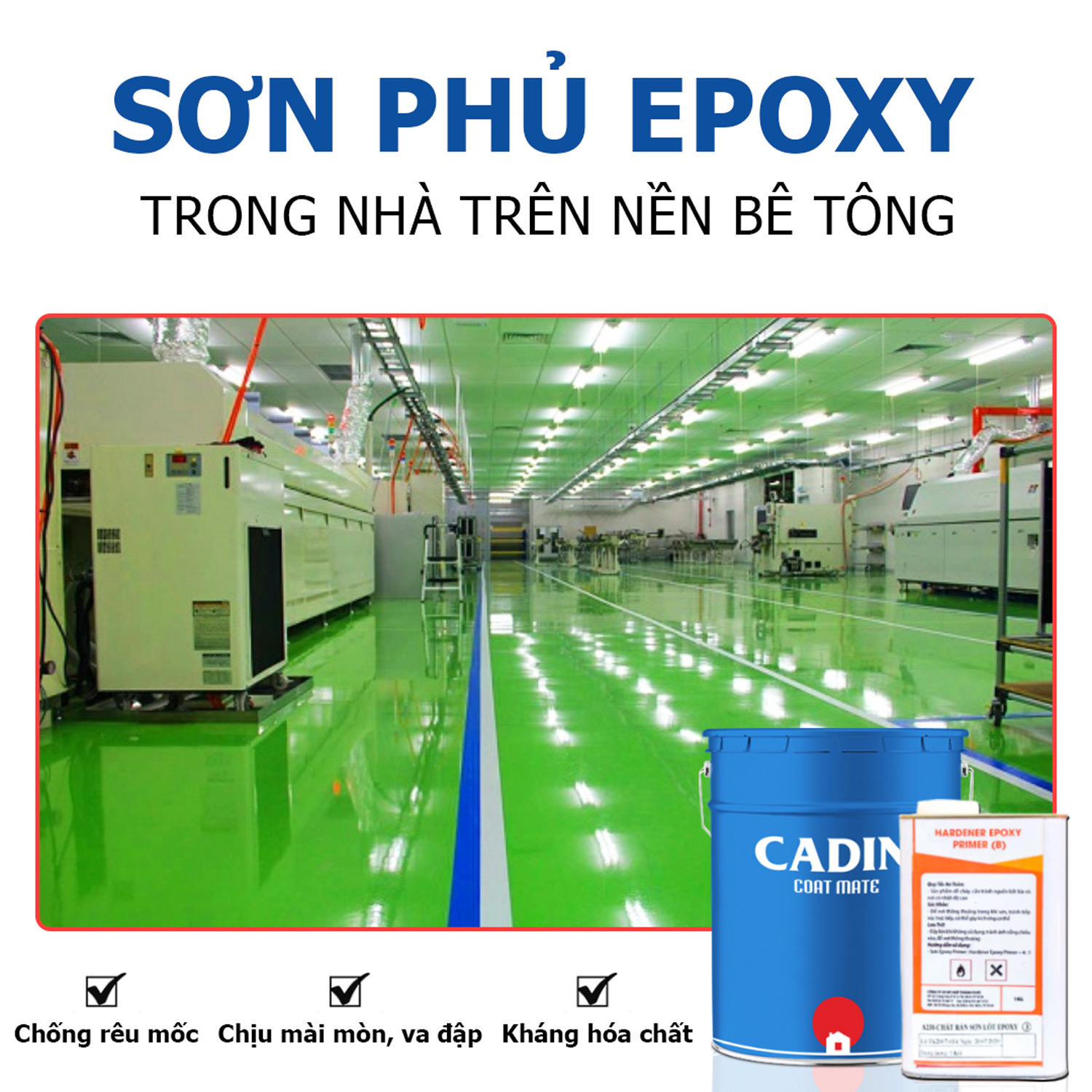 sơn epoxy cho nền bê tông