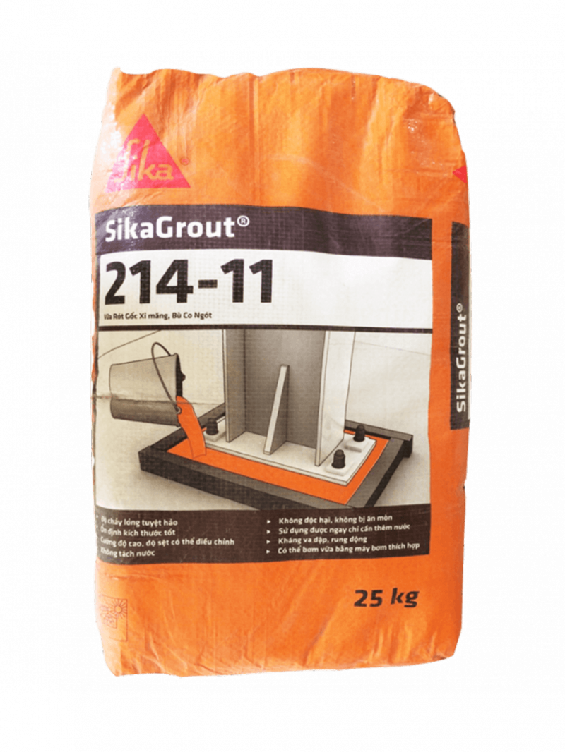 Vữa rót gốc xi măng Sika Grout 214-11