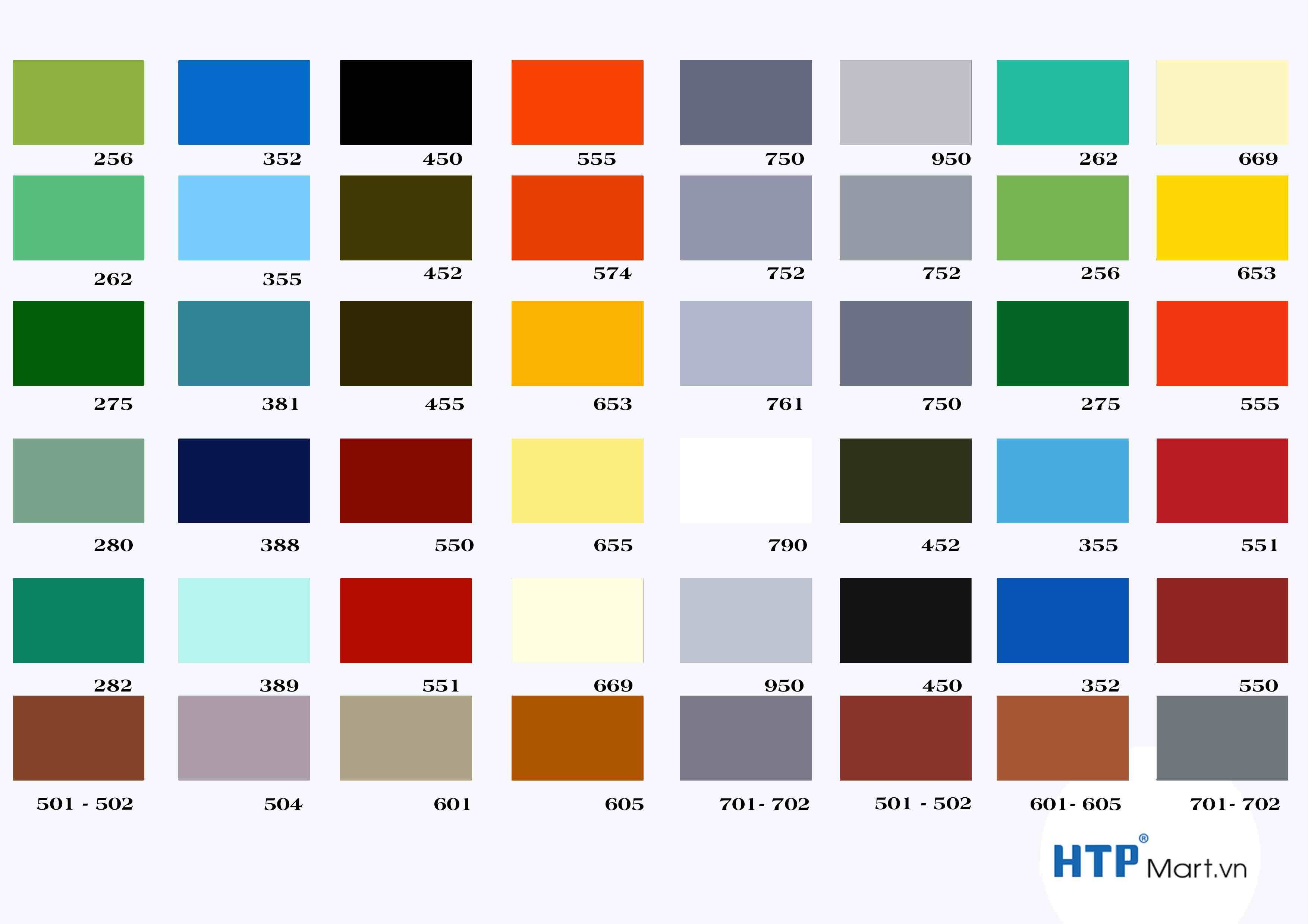 Bảng màu sơn phủ: Khám phá bảng màu sơn phủ để tìm kiếm sự lựa chọn hoàn hảo cho các sản phẩm của bạn. Với màu sắc đa dạng và chất lượng đảm bảo, bảng màu này sẽ giúp bạn tìm thấy sự kết hợp hoàn hảo giữa màu sắc và chất lượng cho sản phẩm của bạn.