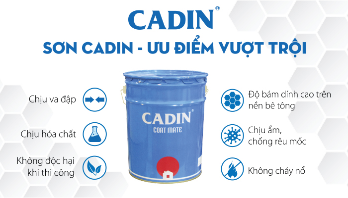 thi công sơn epoxy Cadin tốt nhất hiện nay