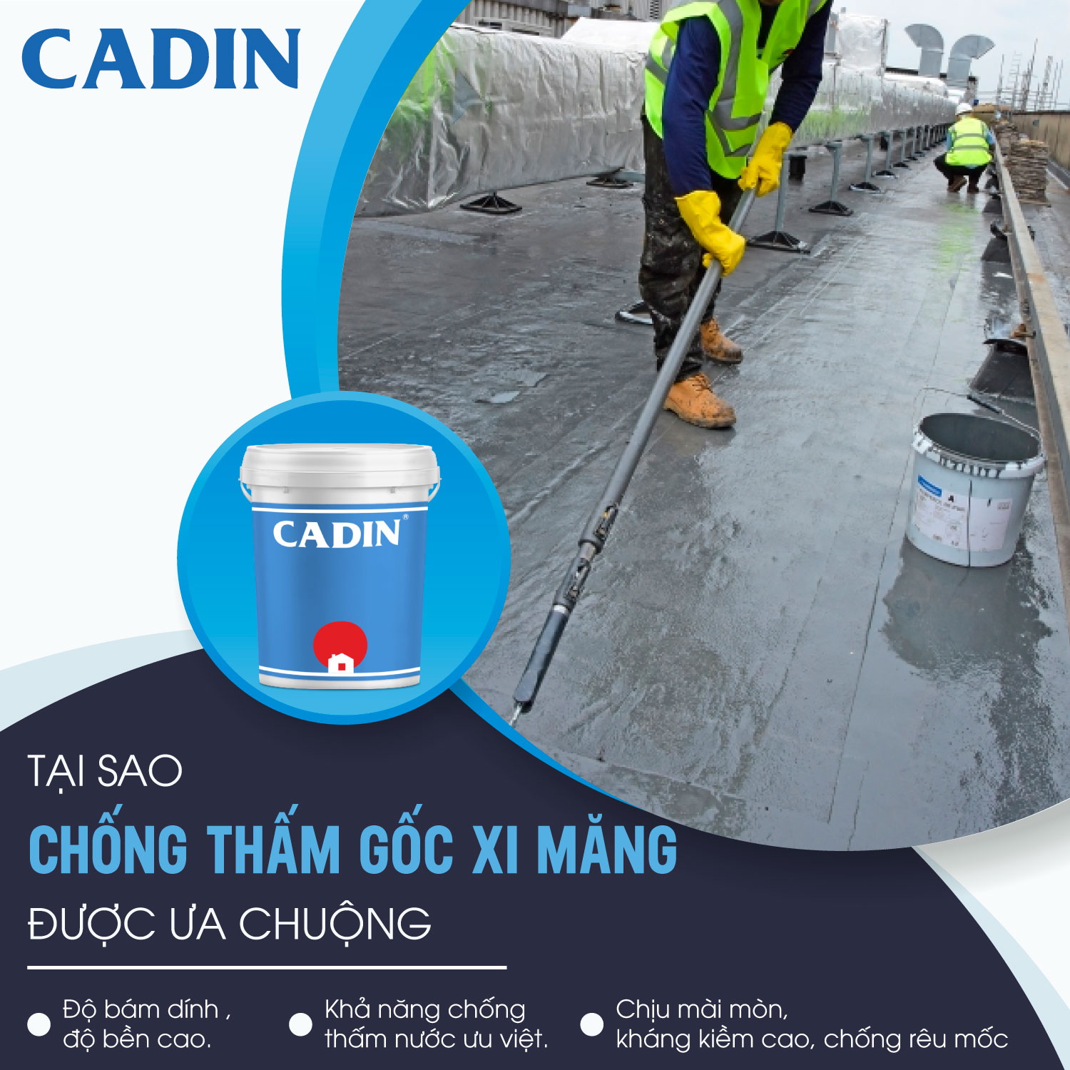 sơn chống thấm cho sân thượng