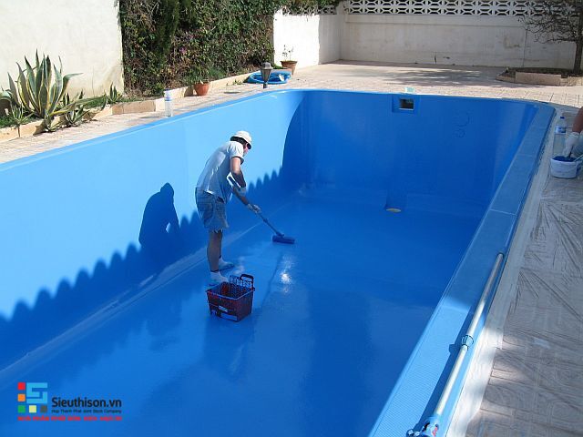 sơn epoxy hồ bơi