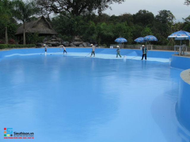 sơn epoxy hồ bơi
