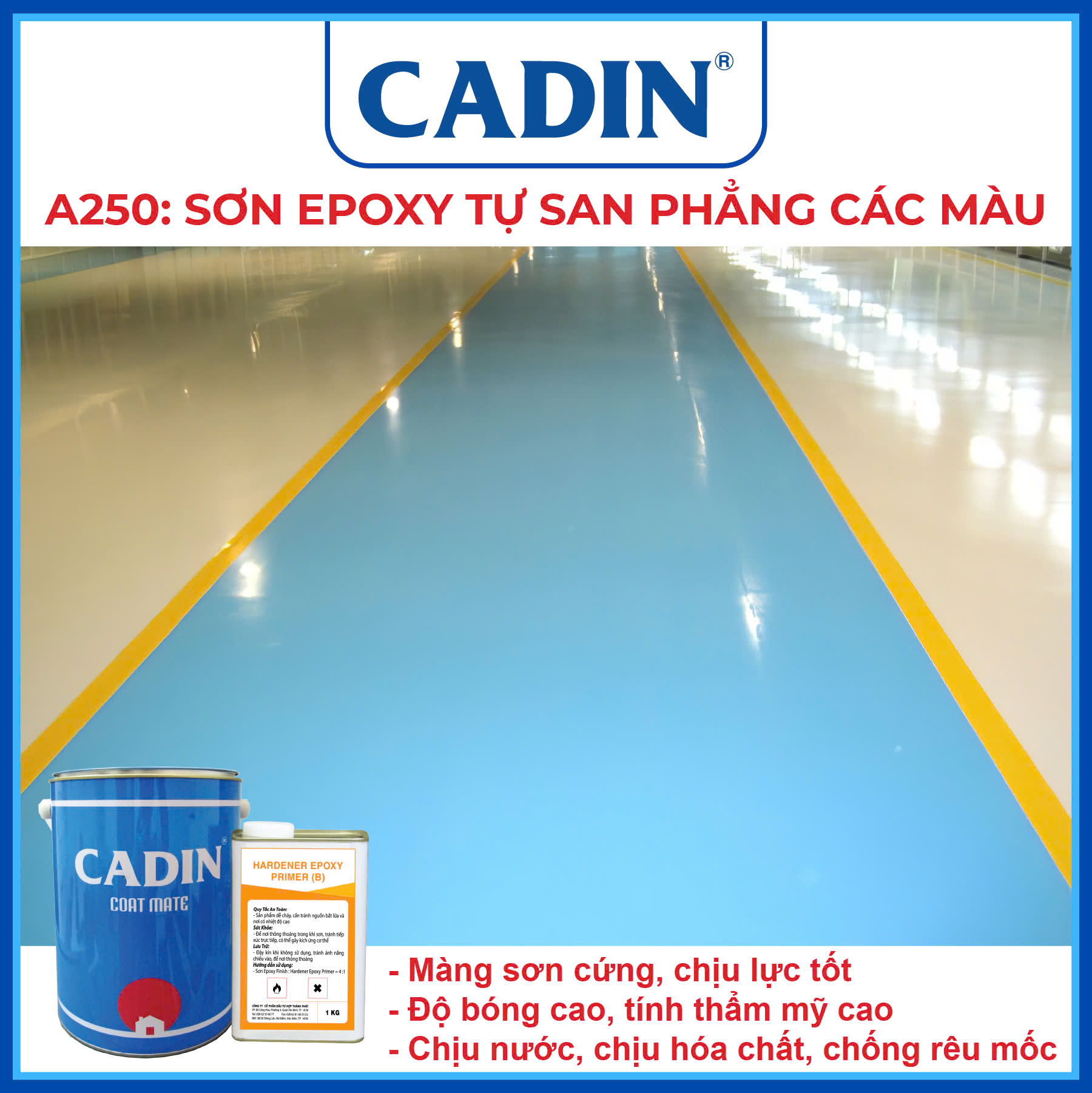 sơn epoxy tự san phẳng