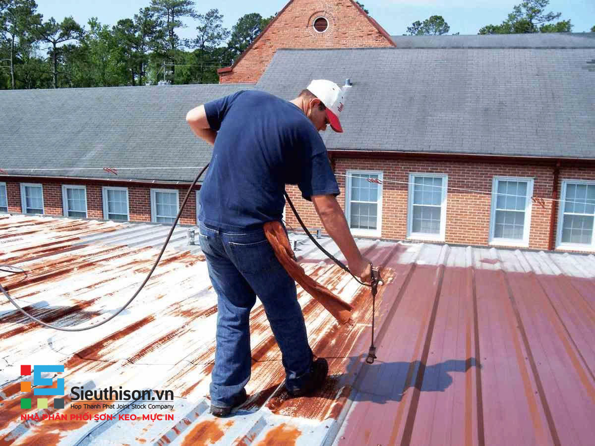 sơn chống rỉ mái tôn