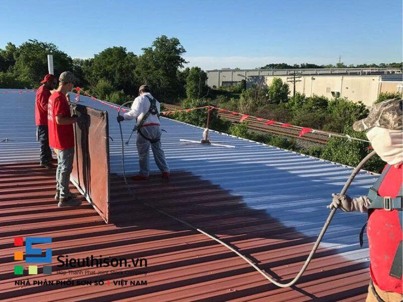 sơn chống rỉ mái tôn