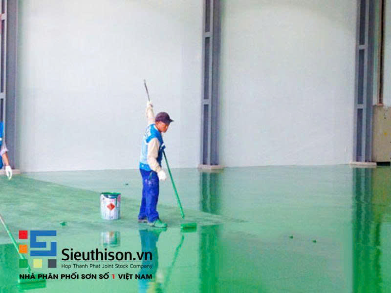sơn epoxy hệ lăn