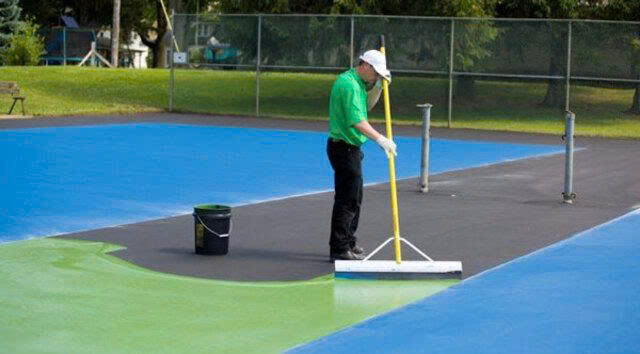 sơn sân thể thao đa năng